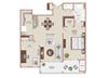 ONE BEDROOM ONE BATH WITH DEN